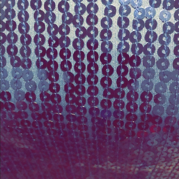 Navy Blue sequin skirt - Picture 1 of 2